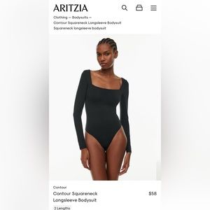 Babaton Contour Square Neck Bodysuit(XS)